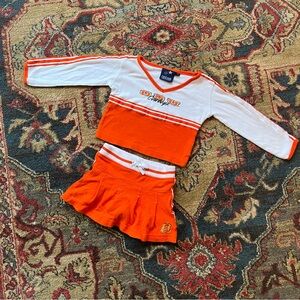 OSU Cheer Uniform 2T toddler Oklahoma State University Cowboys Vintage